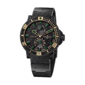 Ulysse Nardin Maxi Marine Diver Black Sea 45.8Mm Rubber Clad Stainless Steel Men’S Watch