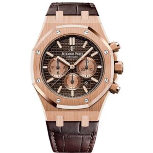 Audemars Piguet Royal Oak 18Kt Rose Gold 41Mm Brown Dial Men’S Watch
