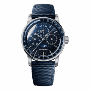 Audemars Piguet Code 11.59 26394Bc.Oo.D027Kb.01 Blue Aventurine Dial Perpetual Calendar 41Mm 18K White Gold Men’S Watch
