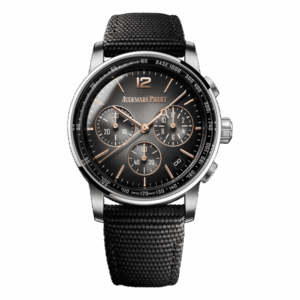 Audemars Piguet Code 11.59 26393Cr.Oo.A002Kb.01 Smoked Lacquered Grey Dial Selfwinding Chronograph 41Mm Men’S Watch
