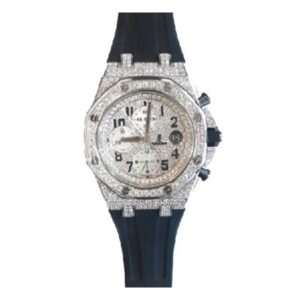 Audemars Piguet Royal Oak Offshore Chronograph 42Mm Stainless Steel With Diamond Bezel Men’S Watch (Customized)