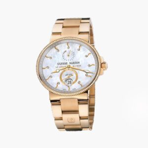 Ulysse Nardin Marine 18Kt Rose Gold 41Mm Mother Of Pearl Dial Men’S Watch