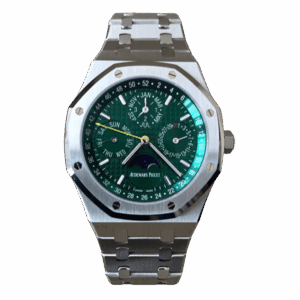 Audemars Piguet Royal Perpetual Calendar 26606St.Oo.1220St.01 Green Dial Limited Edition Stainless Steel 41Mm Men’S Watch