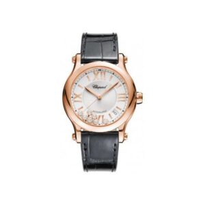 Chopard Happy Sport Medium 18Kt Rose Gold 36Mm Ladies Watch