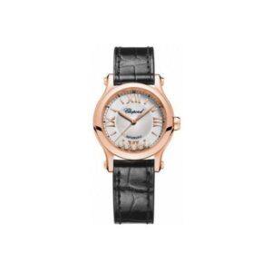 Chopard Happy Sport 18Kt Rose Gold 30Mm Ladies Watch