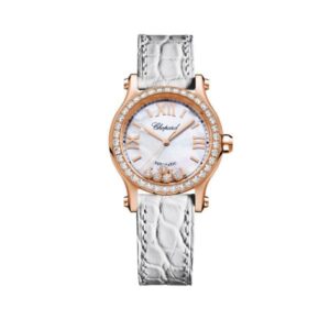 Chopard Happy Sport 30 Mm Automatic Rose Gold Diamonds Ref. 274893-5010