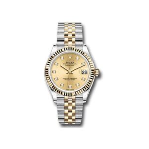 Rolex Datejust 278273-0026 Champagne Diamond Dial 31mm Steel Adn18K Yellow Gold Ladies’ Watch