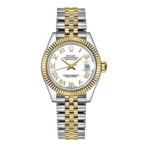 Rolex Datejust 278273 Whrj White Roman Dial Oyster Perpetual 31Mm Stainless Steel And 18Kt Yellow Gold Ladies Watch