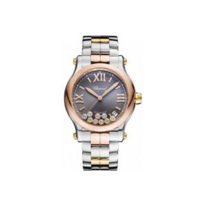 Chopard Happy Sport Stainless Steel & 18Kt Rose Gold 36Mm Ladies Watch