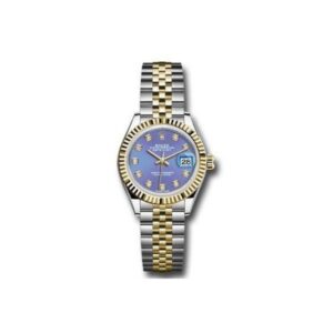 Rolex Datejust 279173 Ldj Purple Diamond Dial 28Mm Steel And 18Kt Yellow Gold Ladies Watch