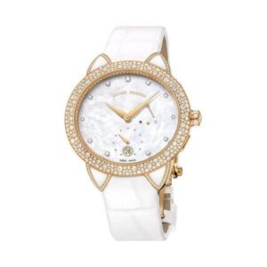 Ulysse Nardin Jade 36Mm 18Kt Rose Gold White Mother Of Pearl Dial Ladies Watch