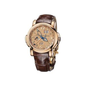 Ulysse Nardin Gmt Perpetual 18Kt Rose Gold Copper Dial 42Mm Limited Edition Men’S Watch
