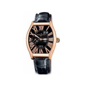 Ulysse Nardin Ludovico 18K Rose Gold 38Mm Black Dial Watch
