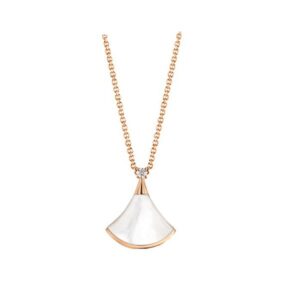 Bvlgari ‘Diva’S Dream Necklace’ In 18Kt Yellow Gold With Diamond And Mother-Of-Pearl Element