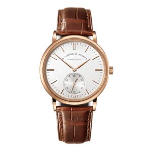 A. Lange & Sohne Saxonia 38.5Mm 18Kt Rose Gold Men’S Watch