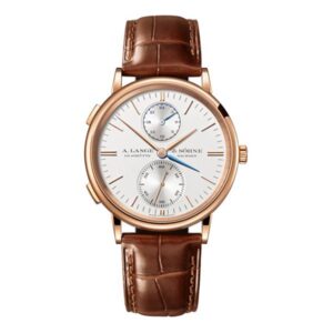 A. Lange & Sohne Saxonia Dual Time 38.5Mm 18Kt Rose Gold Men’S Watch