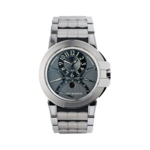 Harry Winston “Triple Retrograde” Ocean Chronograph 44Mm White Gold Men’S Watch