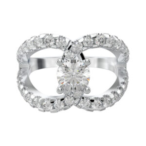 50 Ptr Ring -1.13 CTS- HRD-F-G/SI 775R,Total Wt – 4.70gm