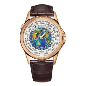Patek Philippe Complications 5131R-001 World Time 18K Rose Gold White Dial Men’S Watch