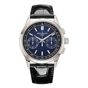 Patek Philippe Complications 5170P-001 Chronograph Platinum 39.4Mm Blue Dial Men’S Watch