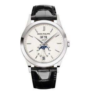 Patek Philippe Complications 5396G-011 Annual Calendar Moon Phases White Gold Watch