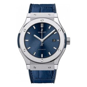 Hublot Classic Fusion 542.NX.7170.LR Titanium 42Mm Blue Dial Men’s Watch