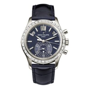 Patek Philippe Complications 5961P-001 Annual Calendar Chronograph Matte Blue Opaline 40.5Mm Platinum