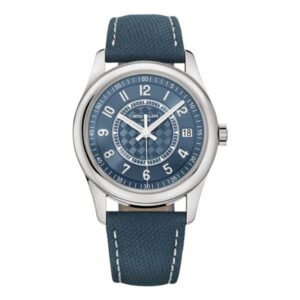 Patek Philippe Calatrava 6007A-001 Blue Dial Limited Edition 40Mm Stainless Steel Blue Calfskin Leather Straps Men’S Watch