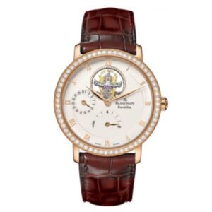 Blancpain Villeret Tourbillon 8 Day Power Reserve Mens Watch Ref. 6025-2942-55B