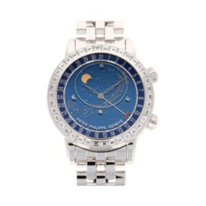 Patek Philippe Grand Complications 6104/1G-001 Celestial Baguette 18K White Gold Diamond Men’S Watch