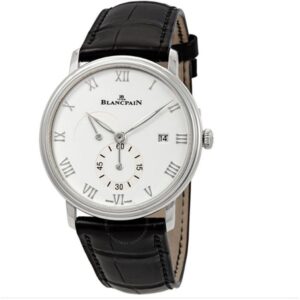 Blancpain Villeret Black Leather Men’S Watch Ref. 6606A-1127-55B