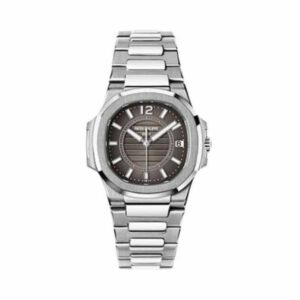 Patek Philippe Nautilus 7011/1G-010 32Mm 18Kt White Gold Grey Dial Ladies Watch