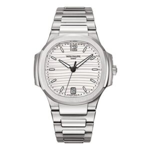 Patek Philippe Nautilus 7118/1A-010 Silvery Opaline Dial 35.2Mm Stainless Steel Ladies Watch