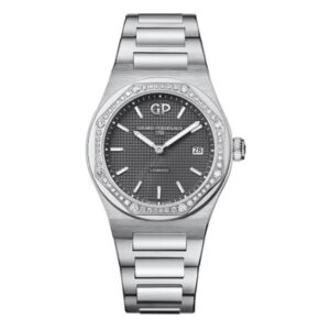 Girard Perregaux Laureato 80189D11A231-11A Slate Grey Diamond Bezel 34mm