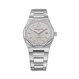 Girard Perregaux Laureato 80189D11A131-11A Silver Dial Diamond Bezel 34Mm Stainless Steel Ladies Watch 80189D11A131-11A