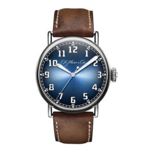 H. Moser & Cie Heritage 8200-1201 Funky Blue Fume Dial Centre Seconds Automatic 42Mm Stainless Steel Men’S Watch