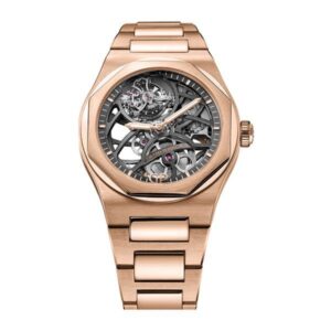 Girard-Perregaux Laureato Flying Tourbillon Skeleton 42Mm 18K Rose Gold Men’S Watch