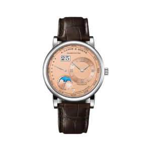 A. Lange & Sohne Lange 1 345.056 E / LSLS3453AA Perpetual Calendar Salmon Dial 41.9mm Men’s Watch