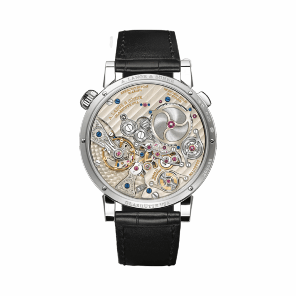 A. Lange & Sohne Zeitwerk 147.025F Minute Repeater Platinum 44mm Grey Dial Men’s Watch - Image 2