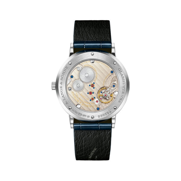A. Lange & Sohne Saxonia 205.086 Thin White Gold Copper-Blue Dial 39mm Unisex Watch - Image 2