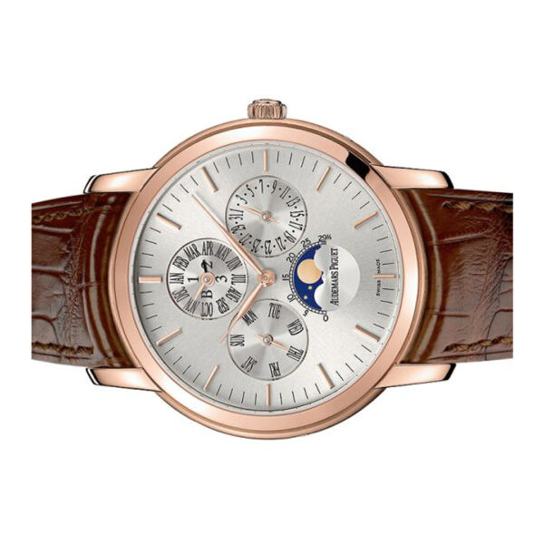 Audemars Piguet Jules Audemars Perpetual Calendar 26390OR.OO.D088CR.01 41Mm 18Kt Rose Gold Men’S Watch - Image 2