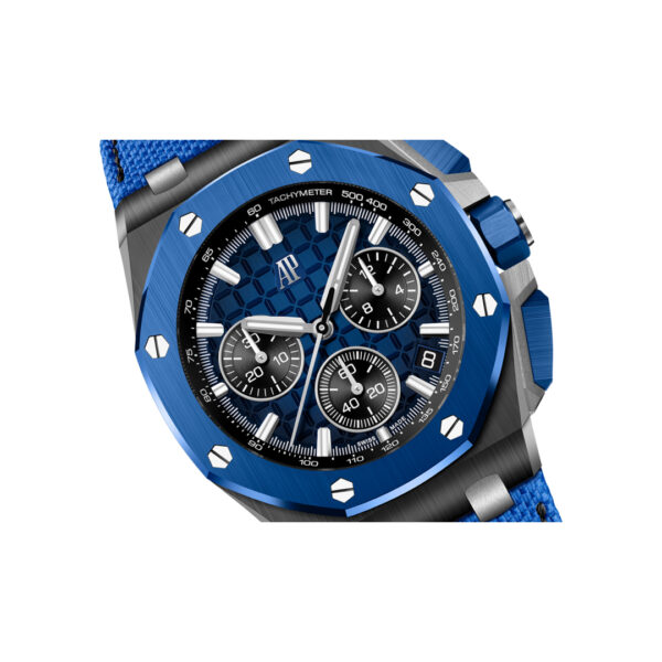Audemars Piguet Royal Oak Offshore 26420CE.OO.A043VE.01 Selfwinding Chronograph Black/Blue Ceramic 43mm - Image 2