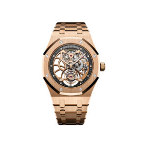 Audemars Piguet Royal Oak Tourbillon Extra-Thin Openworked 26518OR.OO.1220OR.01 Skeleton Rose Gold 41mm Hand-Wound