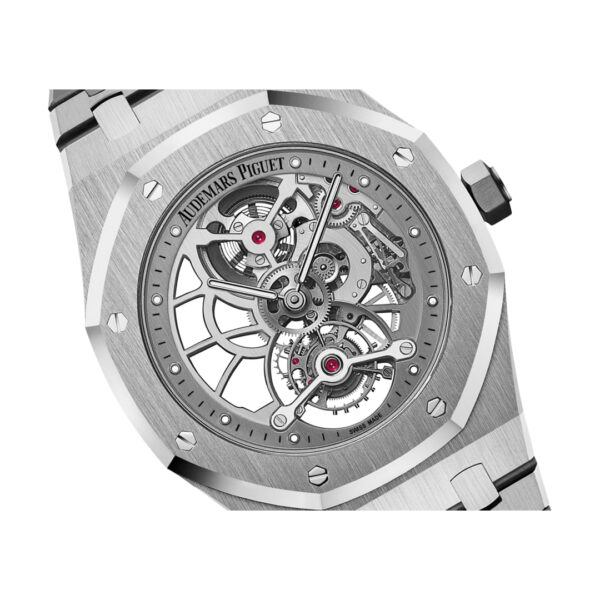 Audemars Piguet Royal Oak 26518ST.OO.1220ST.01 Tourbillon Extra-Thin Openworked Rhodium Stainless Steel 41mm Hand-Wound - Image 2