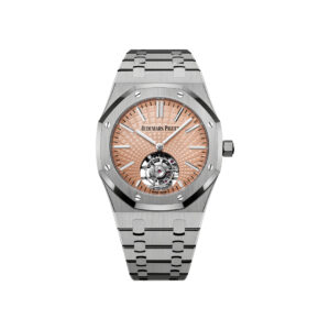 Audemars Piguet Royal Oak 26531TI.OO.1220TI.01 Flying Tourbillon Titanium 41mm Salmon Dial