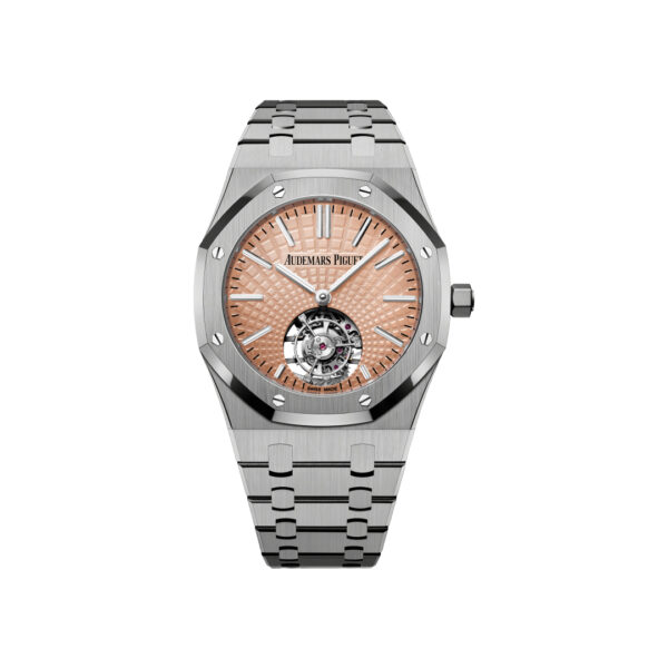 Audemars Piguet Royal Oak 26531TI.OO.1220TI.01 Flying Tourbillon Titanium 41mm Salmon Dial