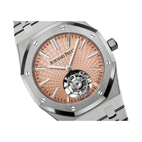 Audemars Piguet Royal Oak 26531TI.OO.1220TI.01 Flying Tourbillon Titanium 41mm Salmon Dial - Image 2