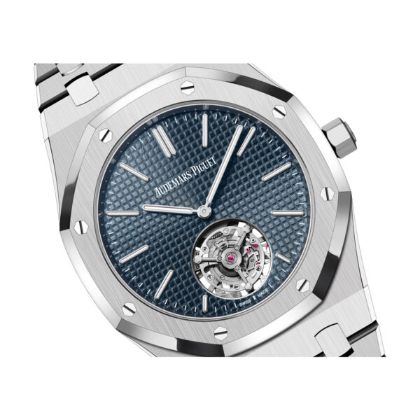 Audemars Piguet Royal Oak Flying Tourbillion 26670ST.OO.1240ST.02 Extra-Thin 39mm Stainless Steel Blue Dial - Image 2