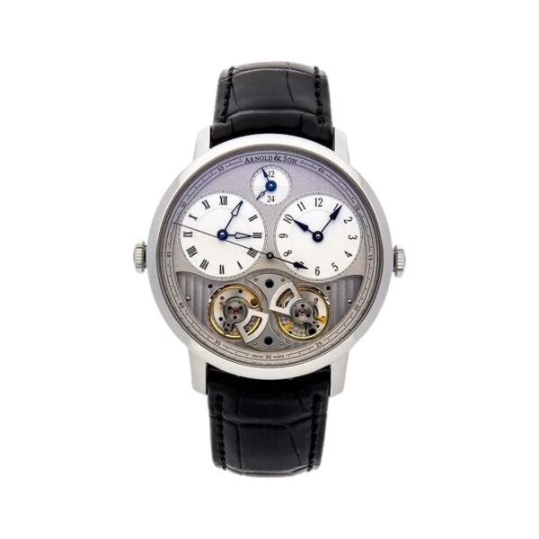 Arnold & Son DBG Equation GMT 1DGAS.S01A.C121S Stainless Steel 44mm Gray Dial Men’s Watch