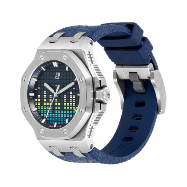 Audemars Piguet 77600TI.OO.A343CA.01 Royal Oak Offshore Titanium With Blue Rubber - Image 3